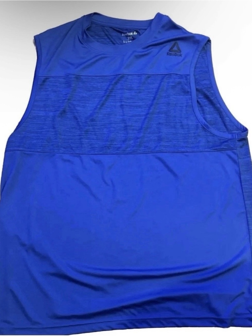 Men’s Reebok Blue Tank Top Size XXL 2XL